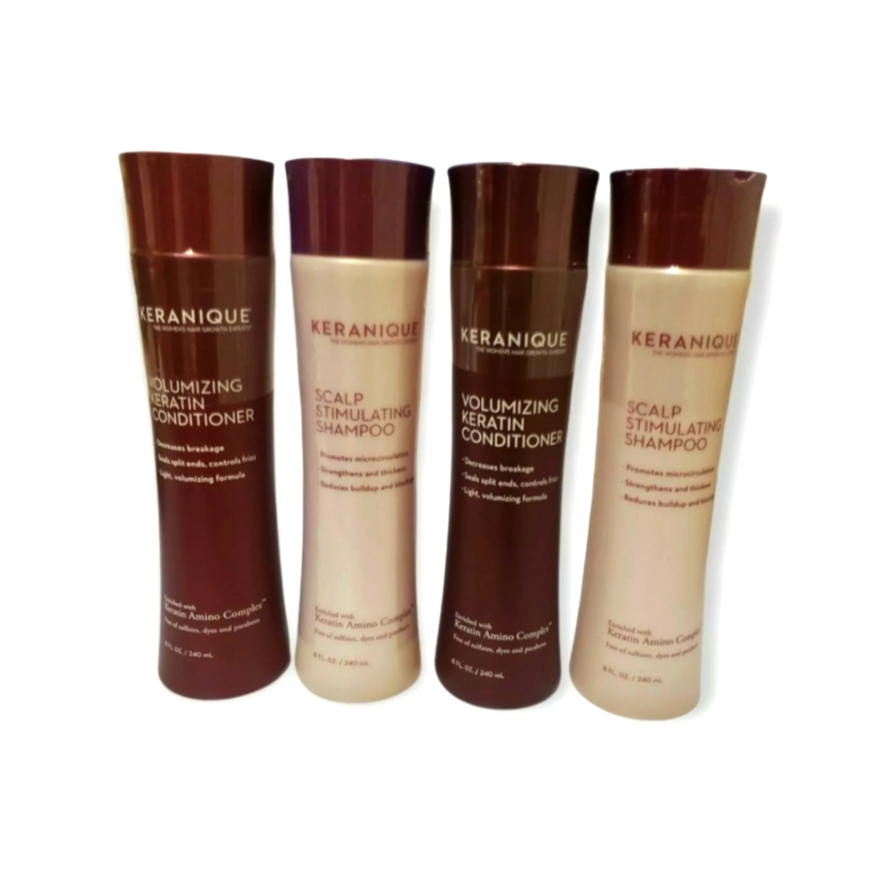 Keranique Shampoo and conditioner Hair Growth Set of 4